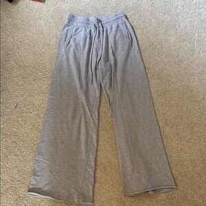 Grey wide legged sweats